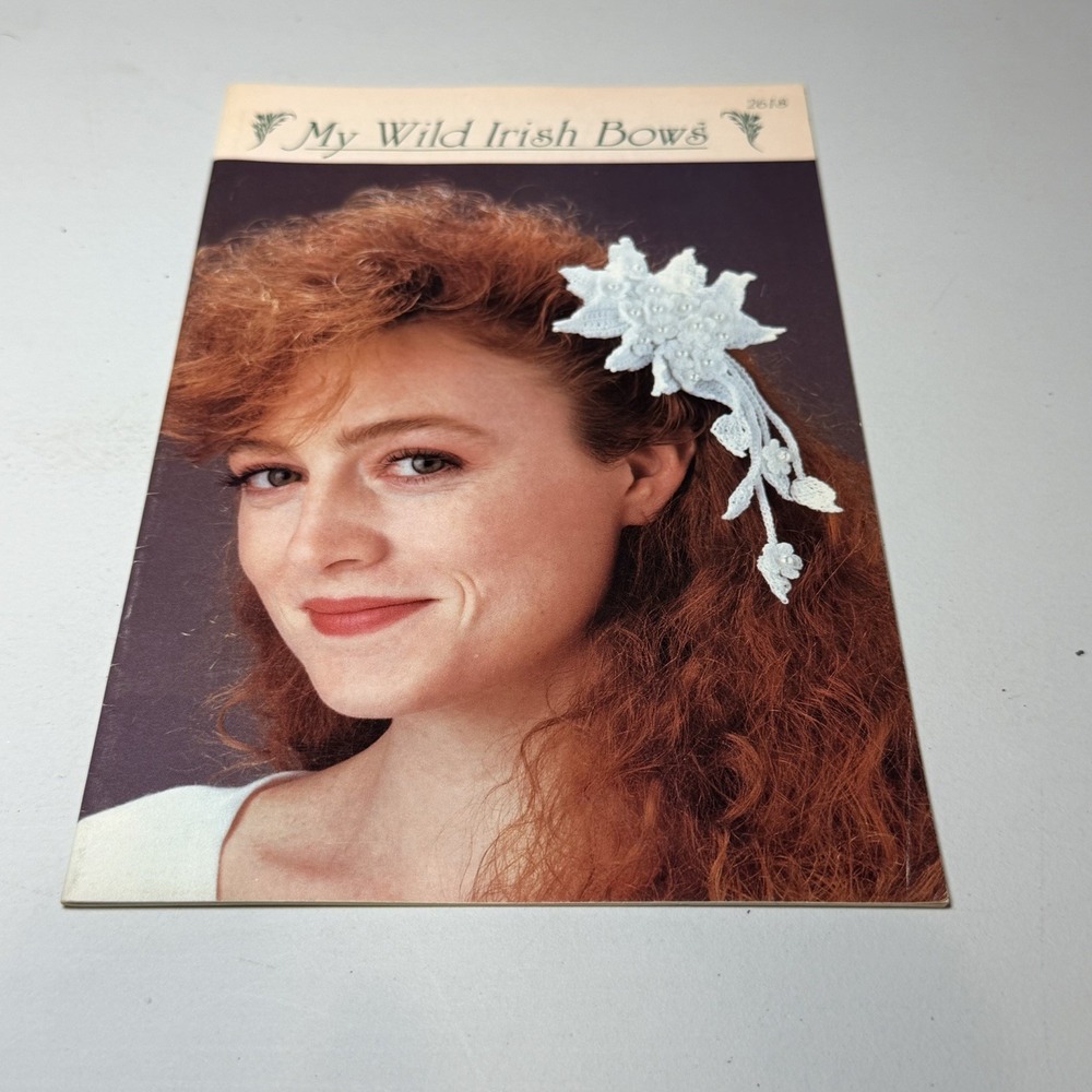 Annie's Attic My Wild Irish Bows 2618 Crochet Pattern Booklet 1988